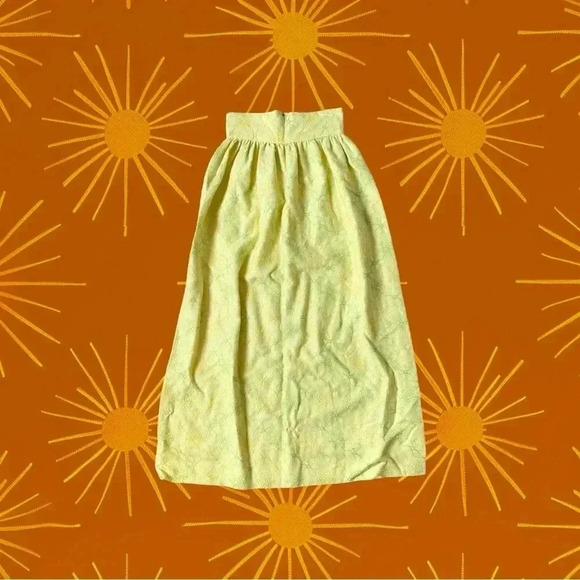 Vintage handmade embroidered floral maxi skirt size xs - Picture 1 of 8